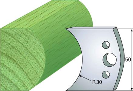 F 547 SP / HSS Standard - Profilmesser und Abweiser 50 mm - effektiv-werkzeuge