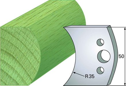 F 548 SP / HSS Standard - Profilmesser und Abweiser 50 mm - effektiv-werkzeuge
