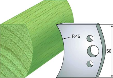 F 556 SP / HSS Standard - Profilmesser und Abweiser 50 mm - effektiv-werkzeuge