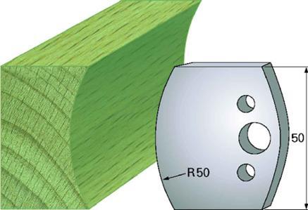 F 560 SP / HSS Standard - Profilmesser und Abweiser 50 mm - effektiv-werkzeuge