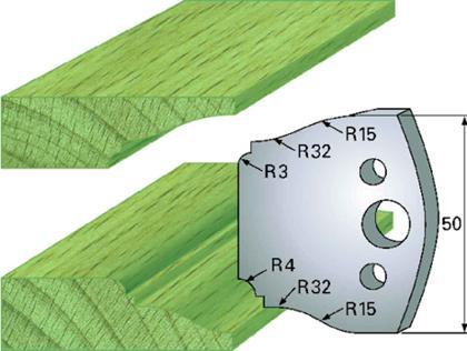 F 568 SP / HSS Standard - Profilmesser und Abweiser 50 mm - effektiv-werkzeuge