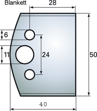 F 598 - 50mm Blankett-Profilmesser und Abweiser aus HSS-Stahl - effektiv-werkzeuge