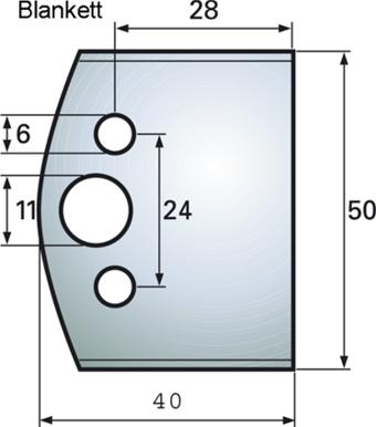 F 598 SP Messerblanketten und Abweiserblanketten 50 mm - effektiv-werkzeuge