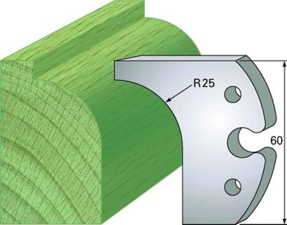 F 6010 SP Standard - Profilmesser und Abweiser 60 mm - effektiv-werkzeuge