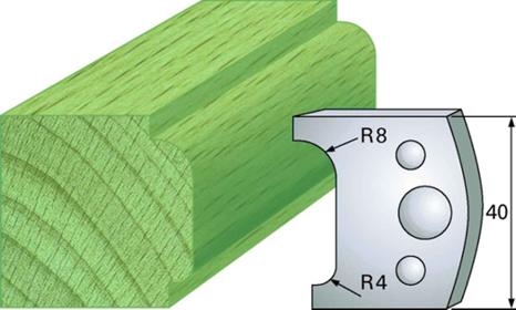 F 70 SP / HSS Standard - Profilmesser und Abweiser 40 mm - effektiv-werkzeuge