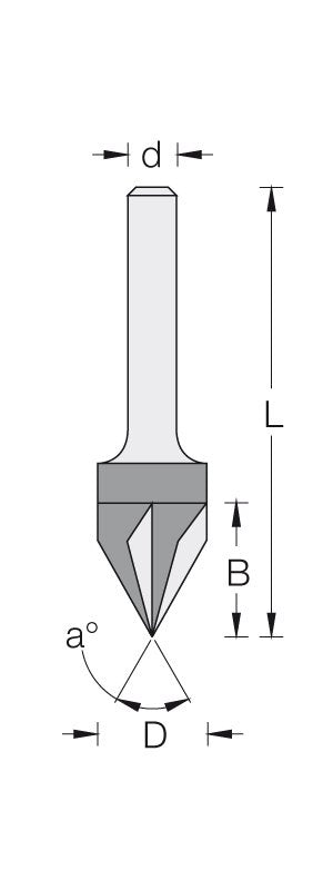 HM Gravierfräser Z3 - 60° - effektiv-werkzeuge