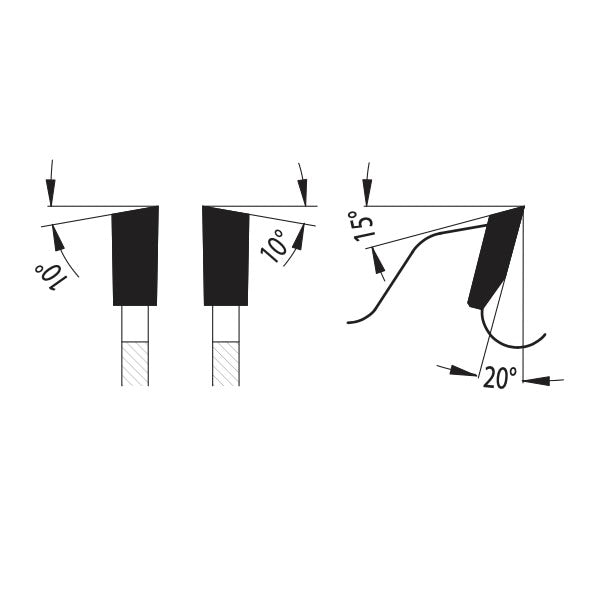 HM Trenn- und Besäumkreissägeblatt WZ +2+2 für TOS, RAIMANN, COSTA Ø 300 - 450 mm - effektiv-werkzeuge