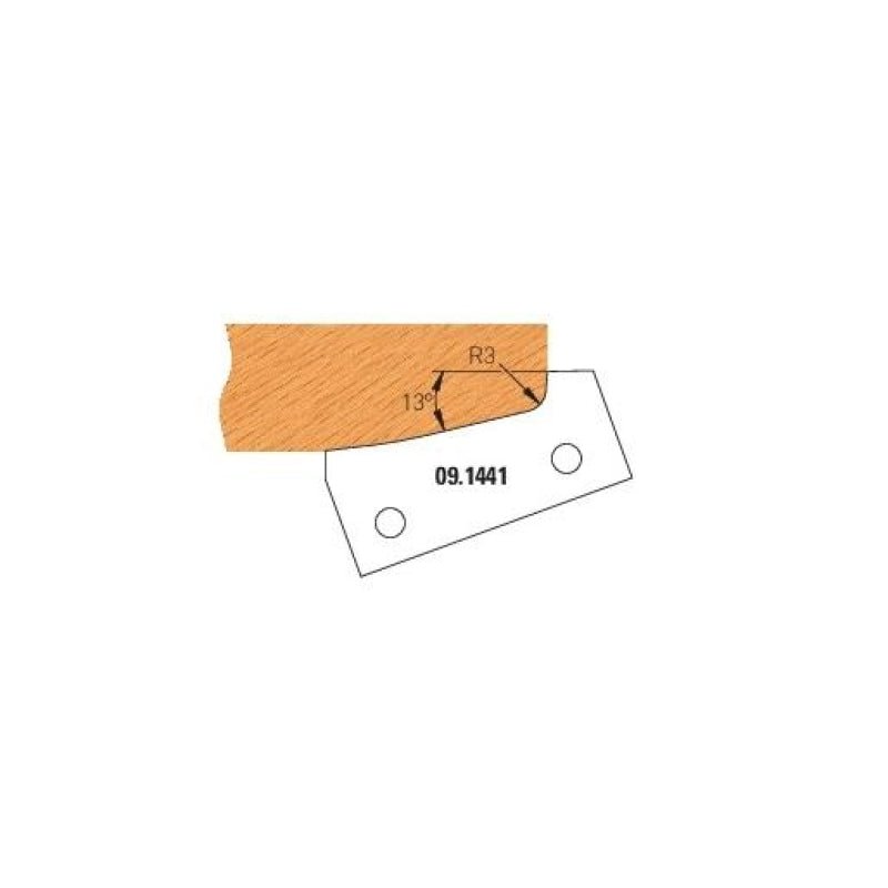 HW HM Wechselplatten - Möbeltürfräser Z2 (5 Profile auswählbar) - effektiv-werkzeuge