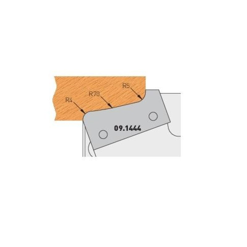 HW HM Wechselplatten - Möbeltürfräser Z2 (5 Profile auswählbar) - effektiv-werkzeuge