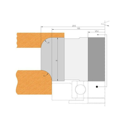 Wechselplatten-Viertelstabfräser (inclusiv R5) Bohrung 30mm - www.werk Wechselplatten-Viertelstabfräser (inclusiv R5) Bohrung 30mm - www.werk