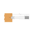 HW- (HM) Wechselplatten - Hohlkehlfräser Radius 3-20 mm - effektiv-werkzeuge