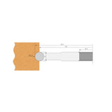 HW- (HM) Wechselplatten - Hohlkehlfräser Radius 3-20 mm - effektiv-werkzeuge