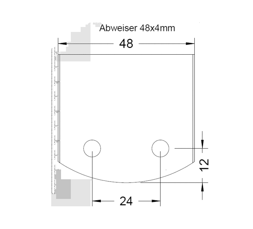 Sonderanfertigung HSS Profilmessersatz 50 x 4 mm - effektiv-werkzeuge