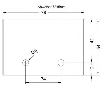 Sonderanfertigung HSS Profilmessersatz 80 x 5,5 mm - effektiv-werkzeuge