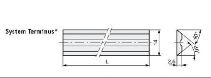 Terminus HW (HM)  Hobelmesser / Wendemesser - effektiv-werkzeuge